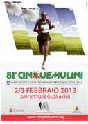 81° CINQUEMULINI - IAAF CROSS COUNTRY PERMIT MEETINGS 2012-2013